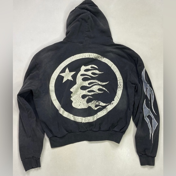 Hellstar Sport Graphic Pullover Hoodie Men Medium Black NFC - Picture 3 of 10